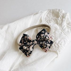 Jamie Kay Luca bow headband floral baby girl